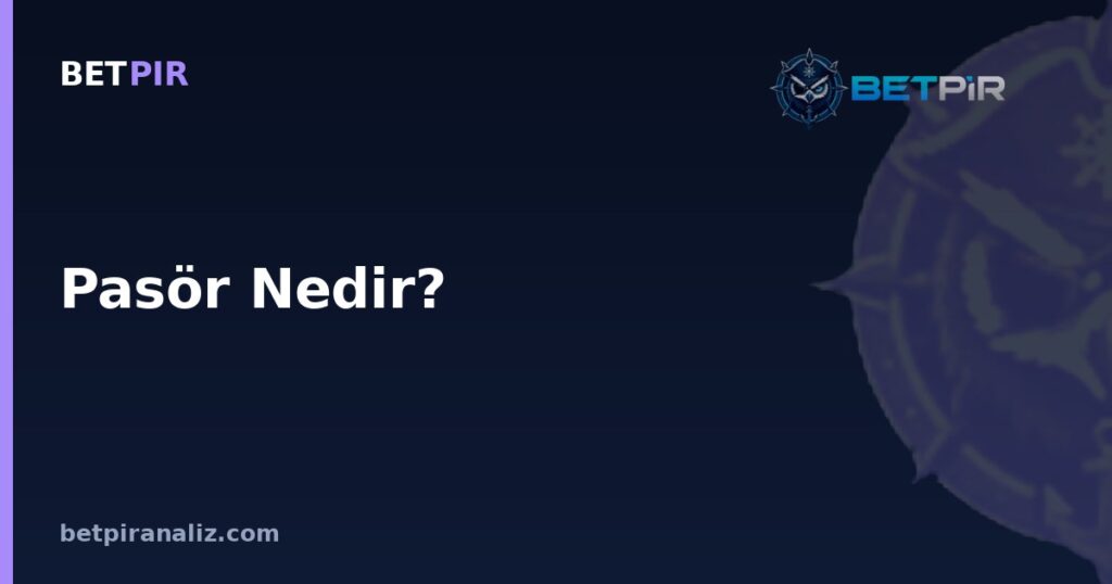 Pasör Nedir? Oyun Kurucunun Karar Verme ve Tempo Metrikleriyle Değerlendirilmesi