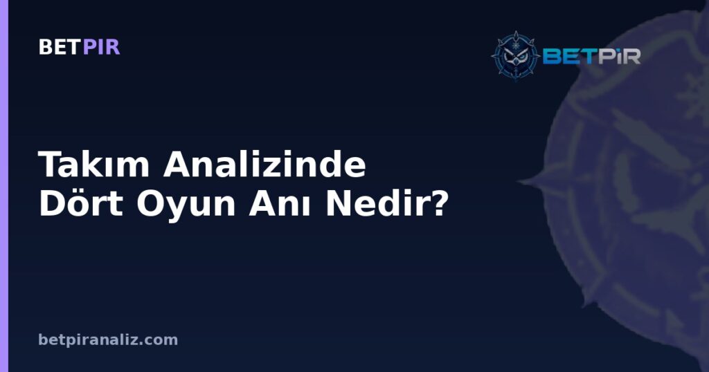 Takım Analizinde Dört Oyun Anı Nedir? Hücum ve Savunma Fazlarını Değerlendirme Rehberi