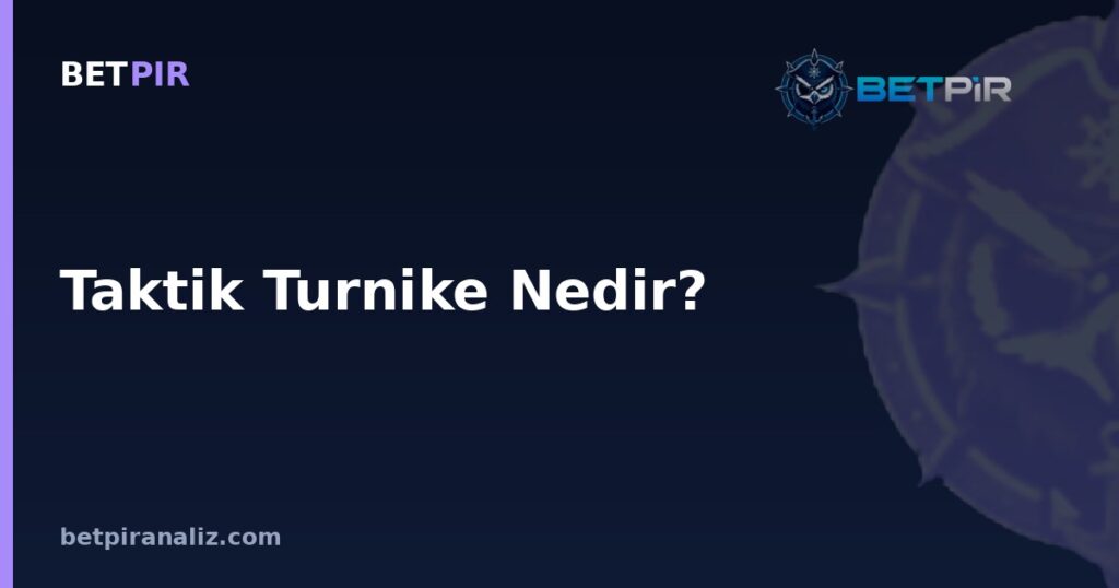 Taktik Turnike Nedir? Oyun Modelinde Rotasyonel Yapı ve Güçlü-Zayıf Yön Değerlendirmesi